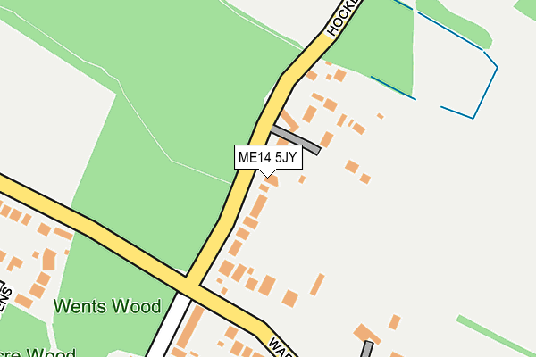 ME14 5JY map - OS OpenMap – Local (Ordnance Survey)