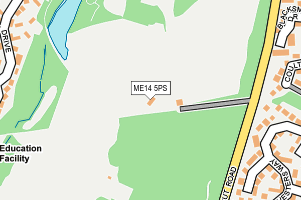 ME14 5PS map - OS OpenMap – Local (Ordnance Survey)