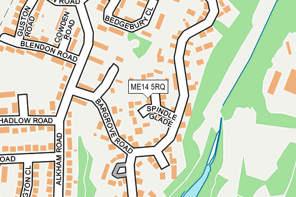 ME14 5RQ map - OS OpenMap – Local (Ordnance Survey)