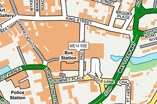 ME14 9SE map - OS OpenMap – Local (Ordnance Survey)
