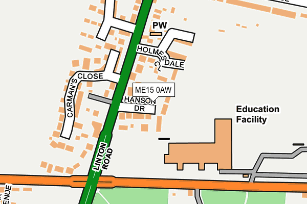 Map of RHOFF LTD at local scale