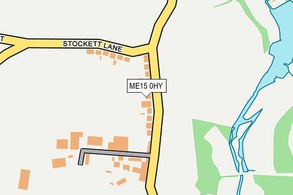 ME15 0HY map - OS OpenMap – Local (Ordnance Survey)