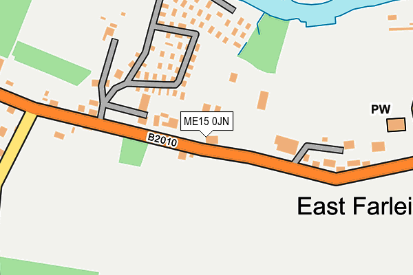 ME15 0JN map - OS OpenMap – Local (Ordnance Survey)