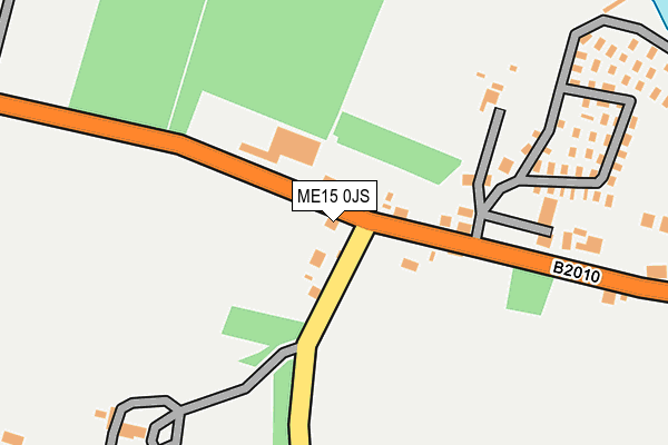 ME15 0JS map - OS OpenMap – Local (Ordnance Survey)