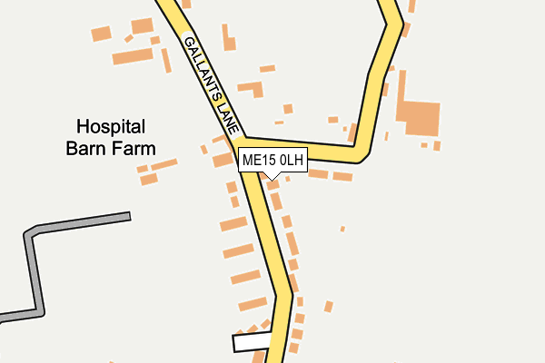 ME15 0LH map - OS OpenMap – Local (Ordnance Survey)