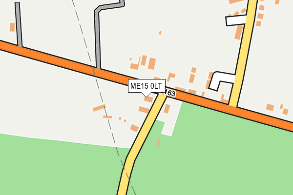ME15 0LT map - OS OpenMap – Local (Ordnance Survey)