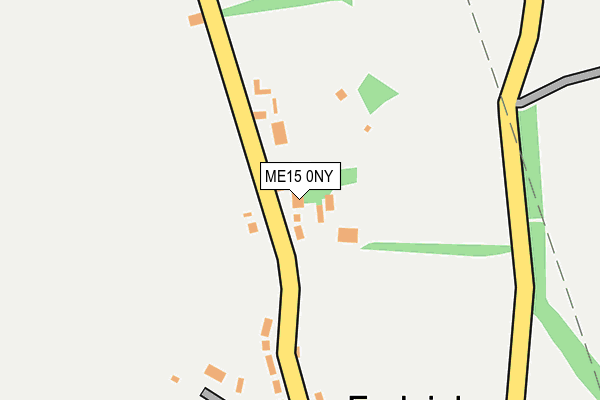 ME15 0NY map - OS OpenMap – Local (Ordnance Survey)