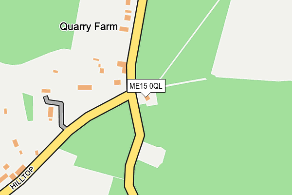 ME15 0QL map - OS OpenMap – Local (Ordnance Survey)