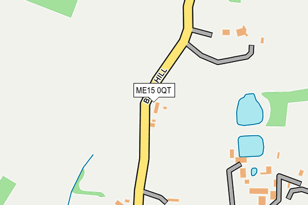 ME15 0QT map - OS OpenMap – Local (Ordnance Survey)