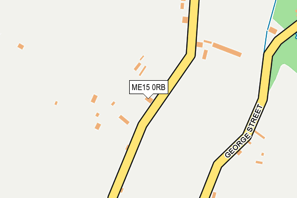 ME15 0RB map - OS OpenMap – Local (Ordnance Survey)