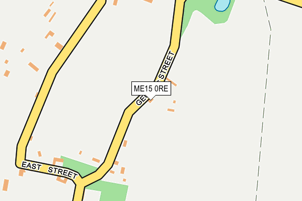 ME15 0RE map - OS OpenMap – Local (Ordnance Survey)