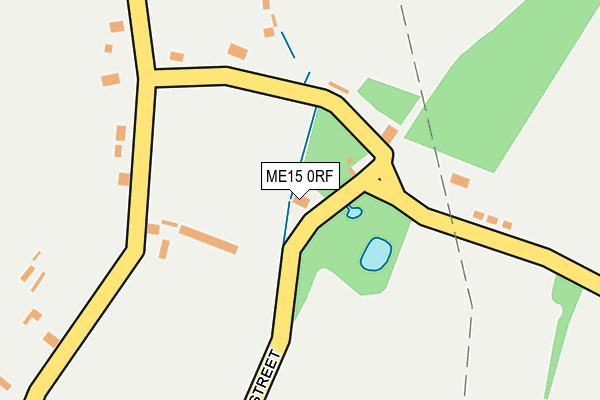 ME15 0RF map - OS OpenMap – Local (Ordnance Survey)