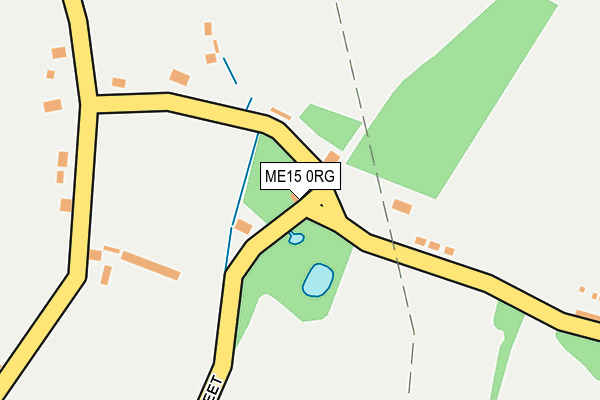 ME15 0RG map - OS OpenMap – Local (Ordnance Survey)
