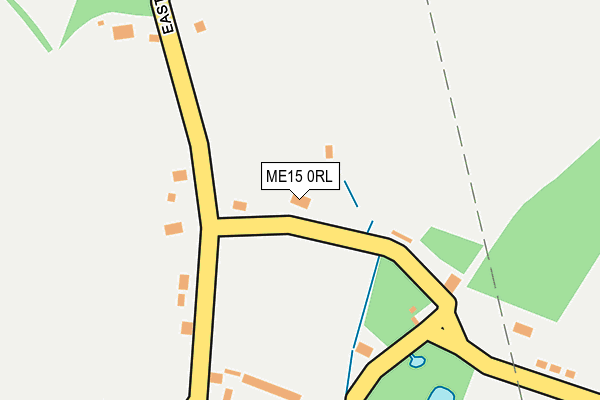 ME15 0RL map - OS OpenMap – Local (Ordnance Survey)