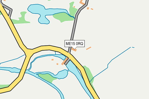 ME15 0RQ map - OS OpenMap – Local (Ordnance Survey)