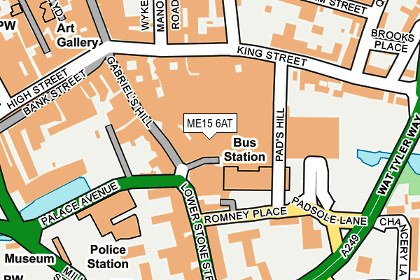 ME15 6AT map - OS OpenMap – Local (Ordnance Survey)