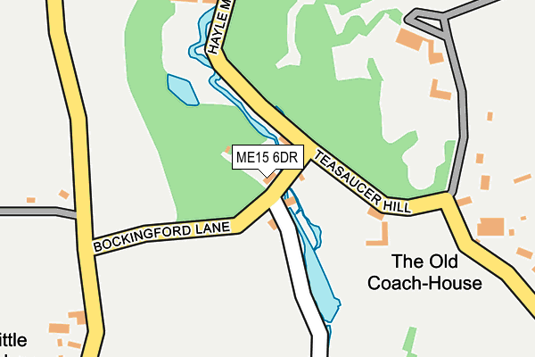ME15 6DR map - OS OpenMap – Local (Ordnance Survey)