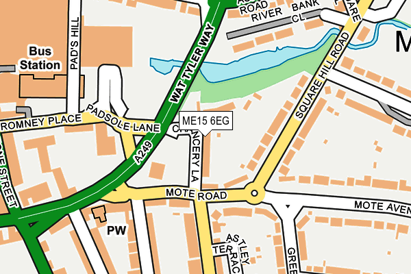 ME15 6EG map - OS OpenMap – Local (Ordnance Survey)