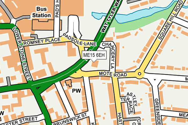 ME15 6EH map - OS OpenMap – Local (Ordnance Survey)