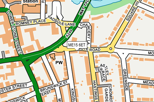 ME15 6ET map - OS OpenMap – Local (Ordnance Survey)