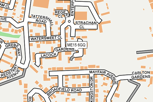 ME15 6GQ map - OS OpenMap – Local (Ordnance Survey)