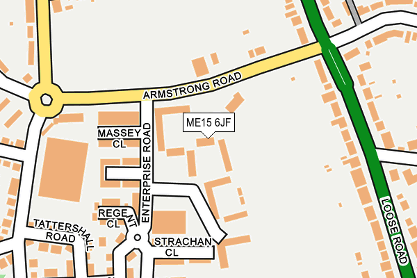ME15 6JF map - OS OpenMap – Local (Ordnance Survey)
