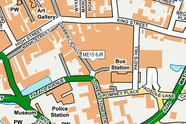 ME15 6JR map - OS OpenMap – Local (Ordnance Survey)