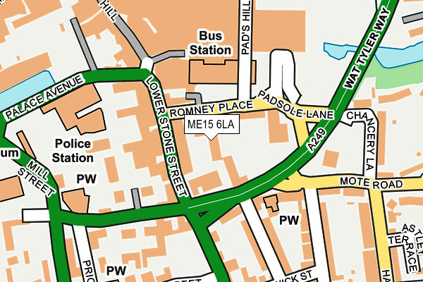 ME15 6LA map - OS OpenMap – Local (Ordnance Survey)