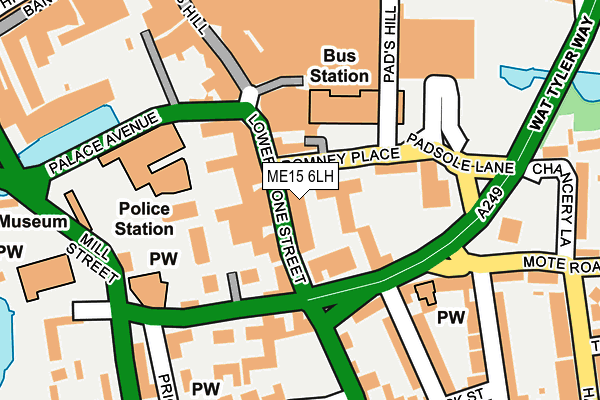 ME15 6LH map - OS OpenMap – Local (Ordnance Survey)