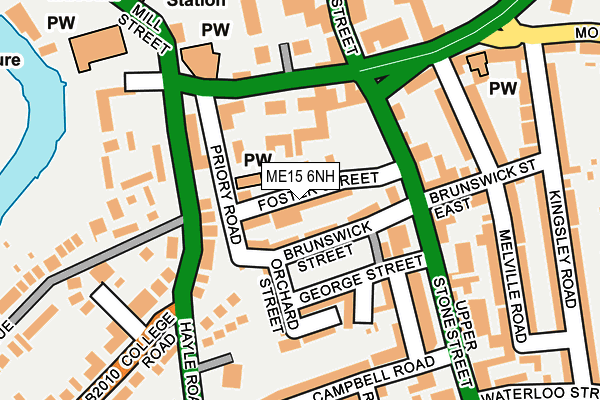 ME15 6NH map - OS OpenMap – Local (Ordnance Survey)