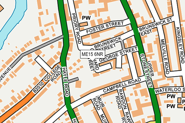 ME15 6NR map - OS OpenMap – Local (Ordnance Survey)