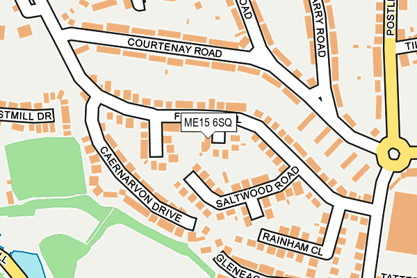 ME15 6SQ map - OS OpenMap – Local (Ordnance Survey)
