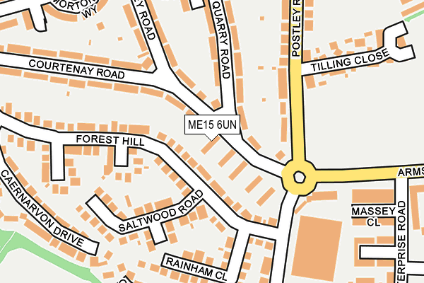 ME15 6UN map - OS OpenMap – Local (Ordnance Survey)