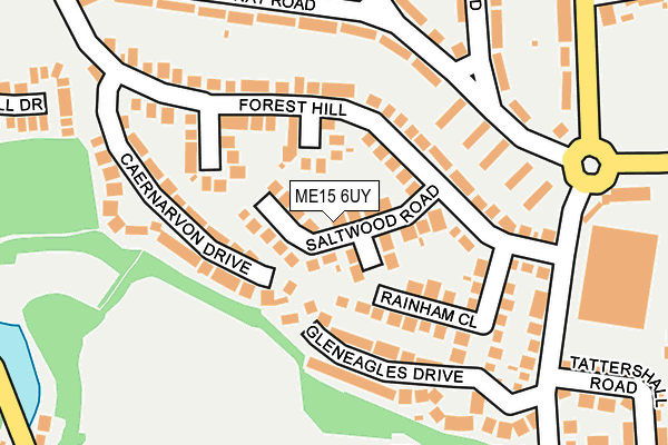 ME15 6UY map - OS OpenMap – Local (Ordnance Survey)