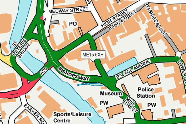 ME15 6XH map - OS OpenMap – Local (Ordnance Survey)