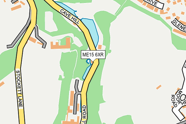 ME15 6XR map - OS OpenMap – Local (Ordnance Survey)