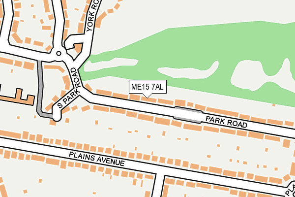 ME15 7AL map - OS OpenMap – Local (Ordnance Survey)