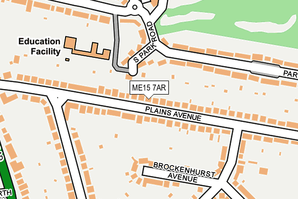 ME15 7AR map - OS OpenMap – Local (Ordnance Survey)
