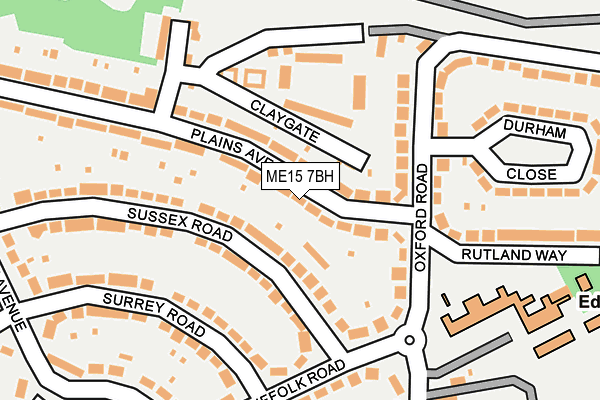 ME15 7BH map - OS OpenMap – Local (Ordnance Survey)