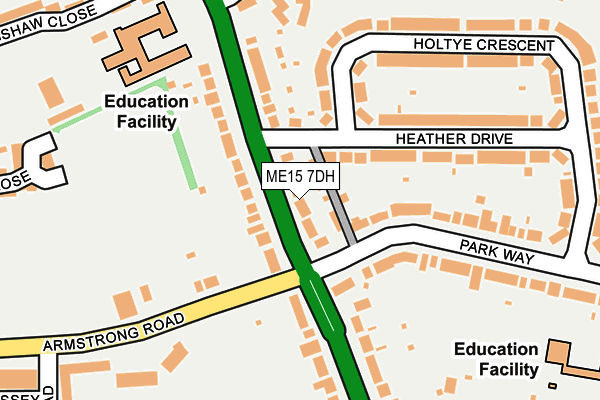 ME15 7DH map - OS OpenMap – Local (Ordnance Survey)