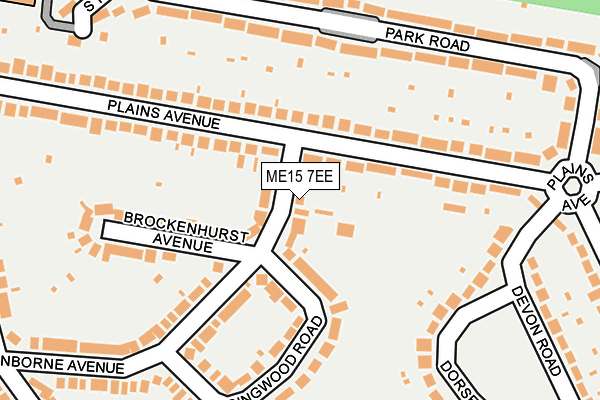 ME15 7EE map - OS OpenMap – Local (Ordnance Survey)