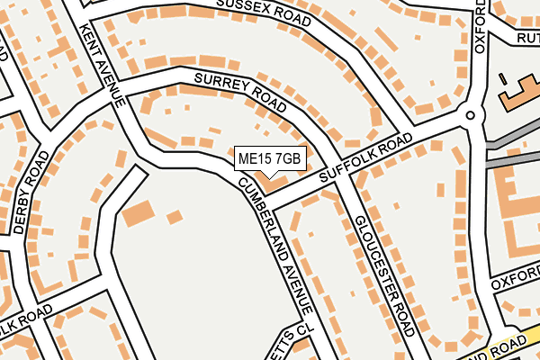 ME15 7GB map - OS OpenMap – Local (Ordnance Survey)