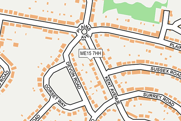 ME15 7HH map - OS OpenMap – Local (Ordnance Survey)