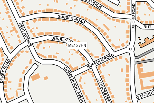 ME15 7HN map - OS OpenMap – Local (Ordnance Survey)