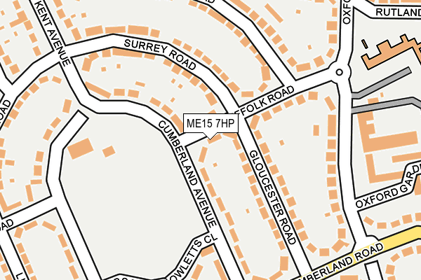 ME15 7HP map - OS OpenMap – Local (Ordnance Survey)