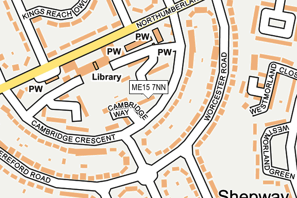 ME15 7NN map - OS OpenMap – Local (Ordnance Survey)