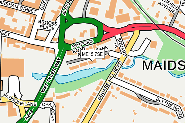ME15 7SE map - OS OpenMap – Local (Ordnance Survey)