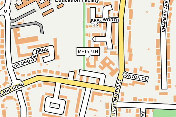 ME15 7TH map - OS OpenMap – Local (Ordnance Survey)