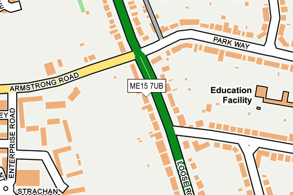 ME15 7UB map - OS OpenMap – Local (Ordnance Survey)