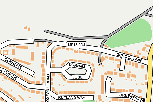 ME15 8DJ map - OS OpenMap – Local (Ordnance Survey)